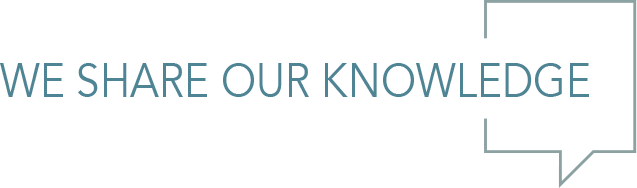 We Share Our Knowledge Slogan